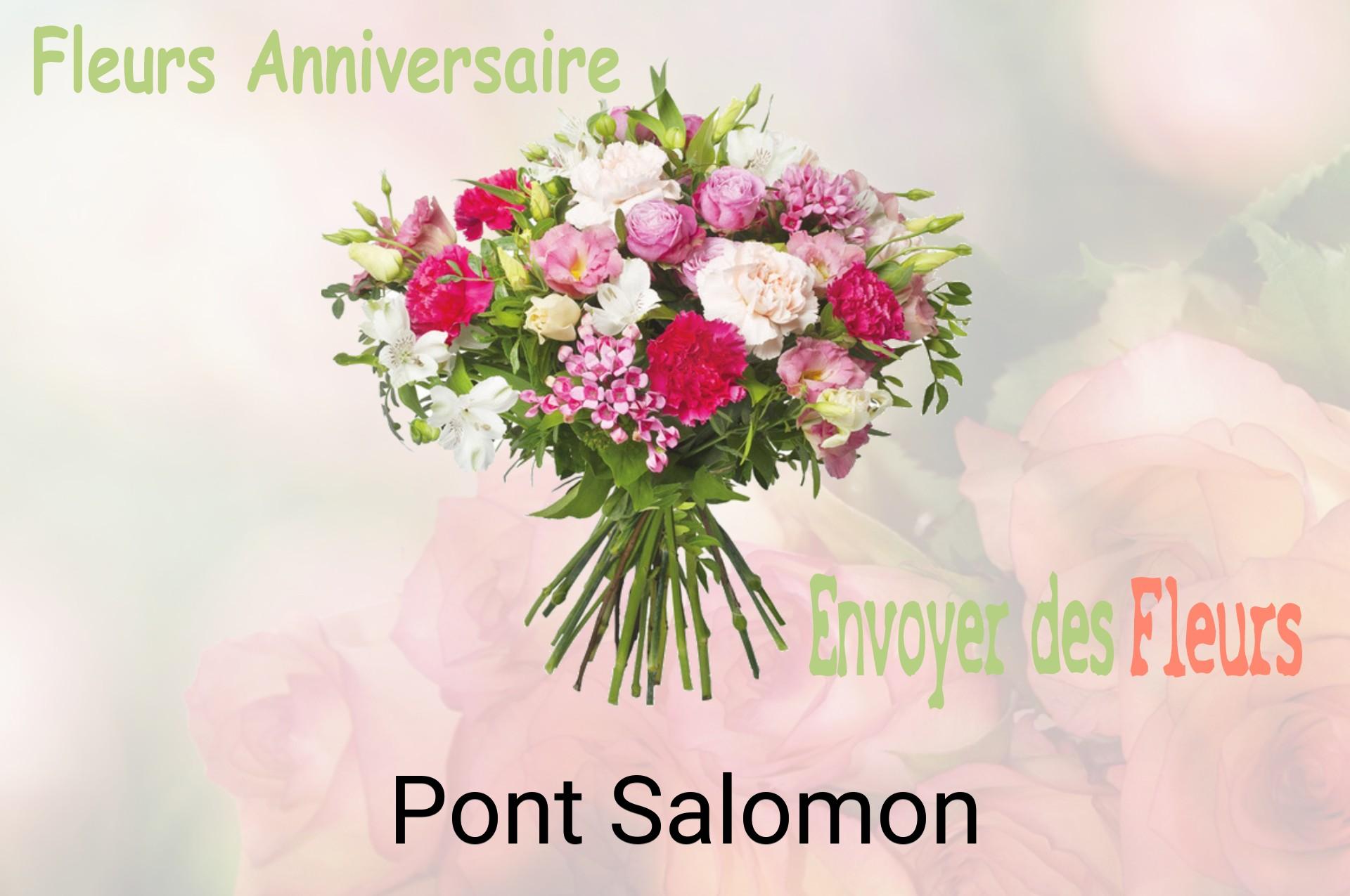 Bouquet de fleurs d’anniversaire livré à Pont-Salomon