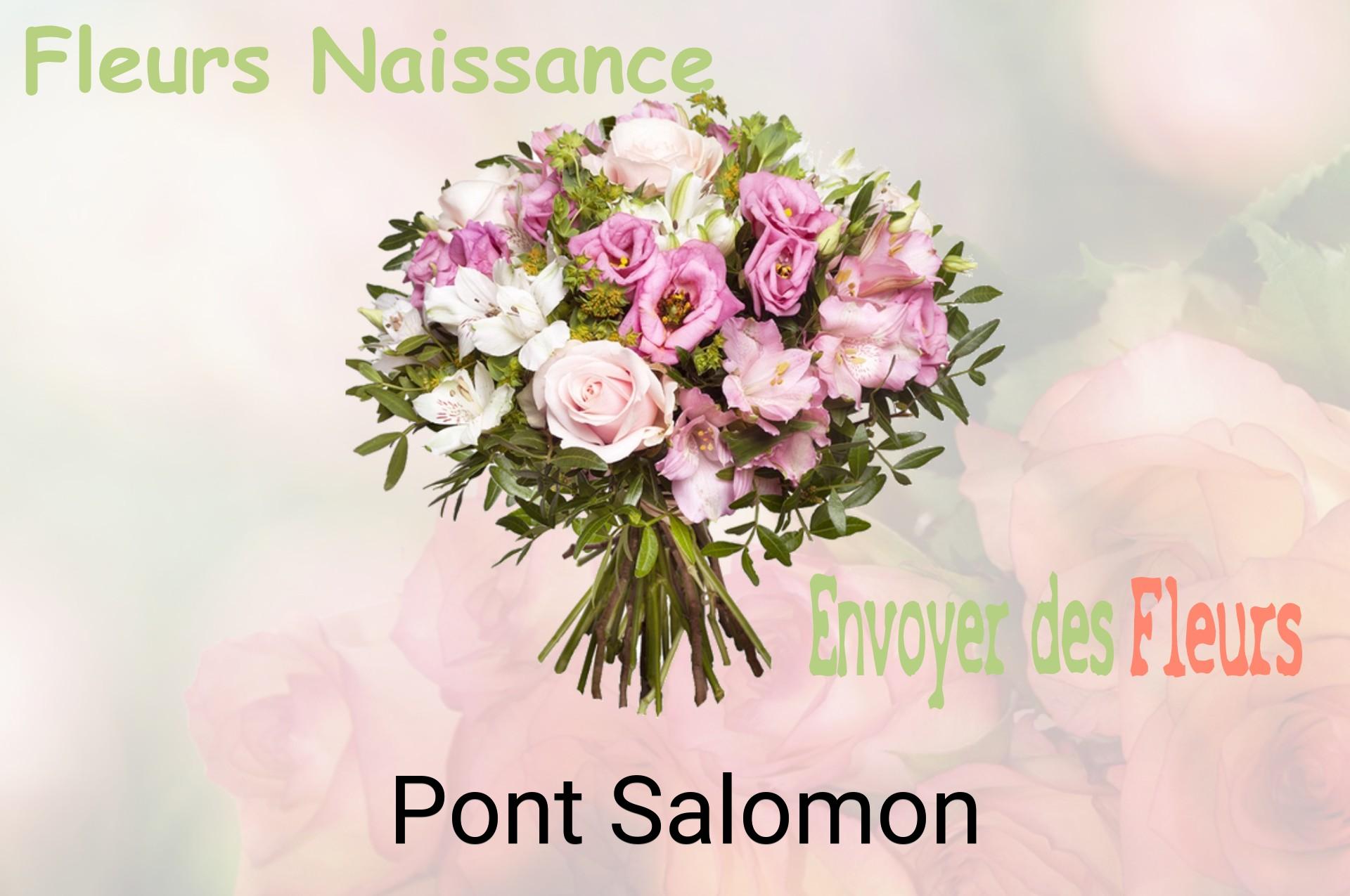 Bouquet de fleurs de naissance livré à Pont-Salomon